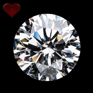 9A圆形彩级八心八箭锆石裸石瑞士钻 人造CZ钻石宝石饰品配饰