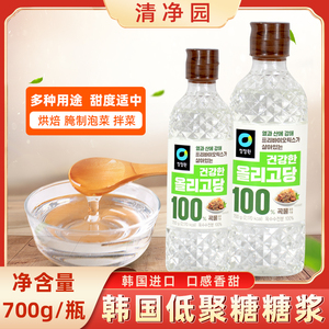 清净园糖稀韩国玉米低聚糖进口低聚糖玉米低聚糖浆替代糖700ml