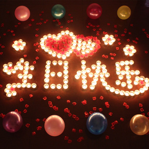 美乐酷 创意蜡烛浪漫 生日布置套餐 生日快乐