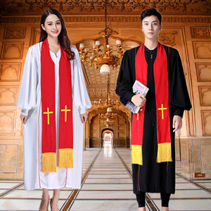 基督教圣衣教会牧师服唱诗袍圣服教会唱诗班服装圣衣指挥服圣服
