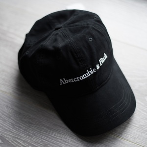 af美国abercrombie fitch男23新款棒球帽鸭舌帽太阳帽子纯色现货