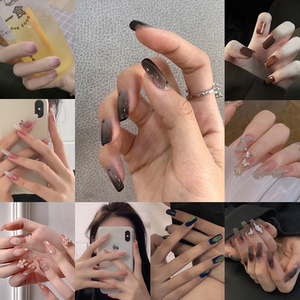 长指甲片超长美甲成品