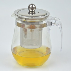 飘逸杯304不锈钢内胆耐热玻璃茶壶茶具泡茶壶玲珑杯350/500ml
