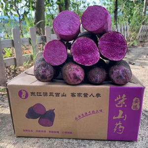 紫色姜薯图片