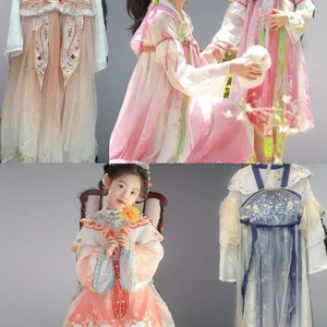 糖糖福利专场(CK351-CK400)上新夏季款新中式女童汉服裙中国风NK