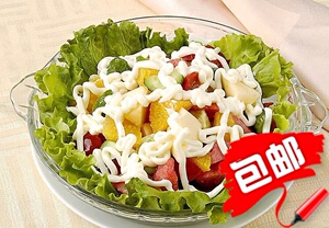 味好美沙拉酱千岛酱塔塔酱搭配各种海鲜菜水果沙拉