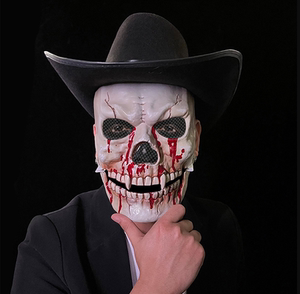 脸谱恶灵骑士面具鬼面骑士头套骷髅车神面罩灵魂战车mask新0人付款51
