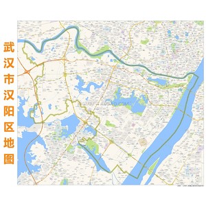 汉阳区详细地图图片
