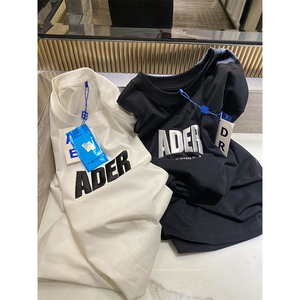 原厂正货】ader 韩国潮牌ae error字母logo刺绣男女同款t恤短袖