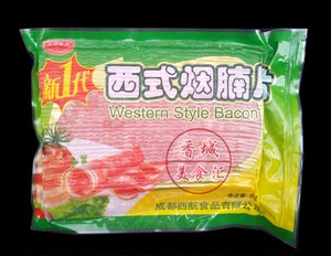 00akang0101001淘宝西航食品西式烟腩片1kg酒店速冻肉制品经典培根