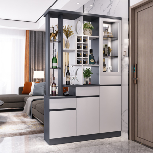 入户客厅隔断柜餐厅隔厅柜酒柜一体靠墙现代简约置物柜屏风装饰柜