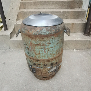 煤气罐改装取暖加温炉没有底部 养殖育雏专业加温设备 煤炭炉火炉