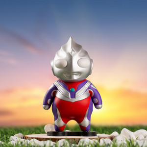 q版可爱卡通肥胖肚腩迪迦超人奥特曼汽车载摆件动漫手办模型装饰