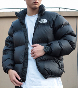 美版the north face 北面羽绒服tnf1996暴力橙冬季户外男女款北脸