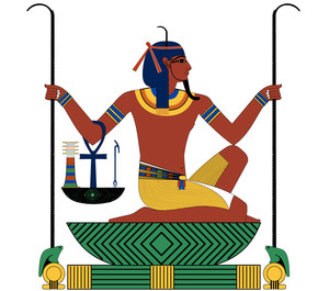 r949古埃及神像矢量图(egyptian deities)(svg jpg)高清图库
