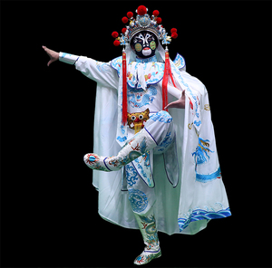 豪华川剧变脸服装刺绣盘龙变脸服装全套配送12张变脸脸谱全套包邮