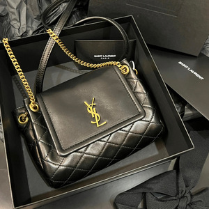 【王摆女】saint laurent/圣罗兰ysl nolita 菱格羊皮迷你链条包