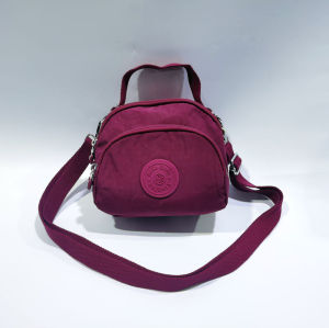 博卜bobo新款尼龙布单肩包休闲百搭手拎包纯色休闲包百搭女包1057