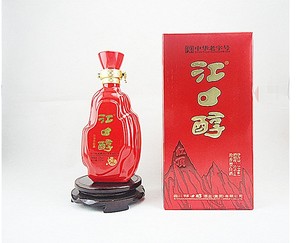 2014年 江口醇酒 红顶酒 52度500ml礼盒装浓香型纯粮食白酒 包邮