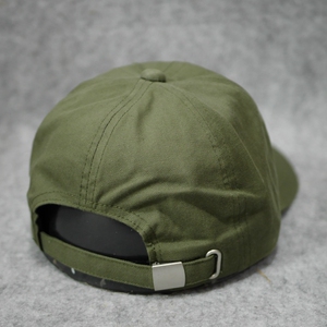 出口日本 军绿色 纯棉 软顶弯沿棒球帽 鸭舌帽子