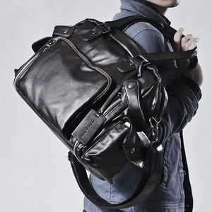男包休闲单肩包斜挎包手提包男士皮包背包商务旅行包潮大容量新款