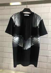 00tb020434624淘宝givenchy/纪梵希21ss后背天使翅膀短袖男女款t恤