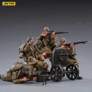 暗源二战苏军步兵军官苏联红军战斗民族3.75寸1:18可动兵人现货