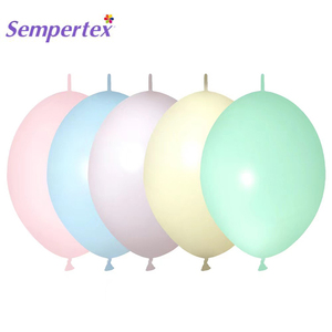 哥球sempertex全系列马卡龙色系气球 12寸尾巴灵克龙针尾气球