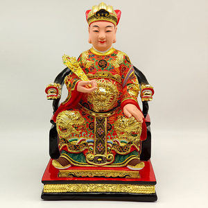 灶君灶王爷神像司命炉灶神星君香樟木雕客厅家居佛像供奉摆件工艺