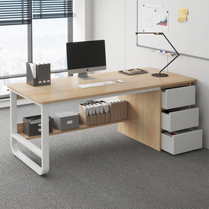 办公桌简约现代多人桌椅组合职员工位桌子简易单人位电脑桌工作台