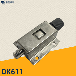 DK611 按钮式弹簧门窗工业电气设备防盗插销门扣栓推拉简明装小