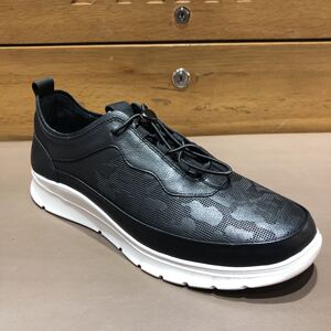 skap圣伽步春款休闲印花牛皮套脚男鞋 男休闲鞋 男单鞋 a1f04 f04