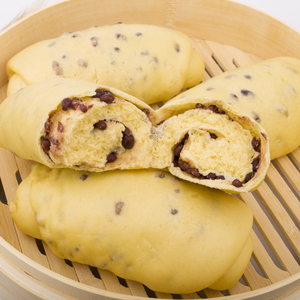 南瓜红豆卷蜜豆