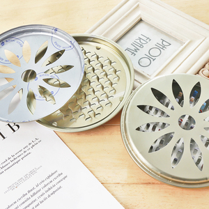 蚊香托盘带盖蚊香盒安全防火蚊香托户外便携蚊香支架大号接灰盘