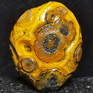 阿拉善筋脉 血脉 天然戈壁玛瑙原石 眼睛石鸡油黄 手链手串天眼石