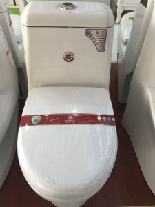 马桶省水坐便器直落冲水大将军纳米智洁釉不堵下水道一升水防便秘