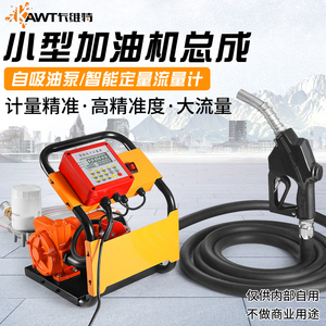 卡维特加油机12V24V220V车载大流量柴油抽油泵定计量计价小型总成