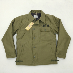 bob dong 复刻美海军a2甲板服 男冬装夹克男 军事装外套b10 n1
