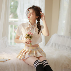 情趣制服套装纯欲性感睡衣女内衣情调高级感吊带睡裙火辣jk438人付款