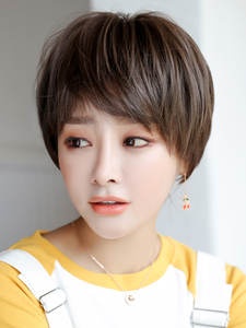 女士假发帅气短发