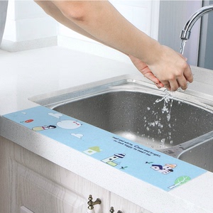 791人付款天猫水槽卫生间防水贴贴纸洗碗水池挡水条厨房池洗菜盆边贴