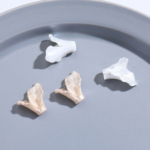 迷你叶子diy奶油胶手机壳材料包手工制作发饰品自制树脂配件滴胶