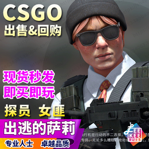 csgo女匪 出逃的萨莉 女语音 t用 皮肤 人物 收 库存清仓 打包 回
