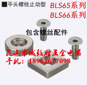 同款平头螺栓止动型汝铁硼磁铁 BLS65/BLS66-A20-T4/T5.5  A20-T6