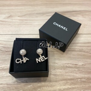 【ali日本代购】国现 chanel钻石贵妇 双c 耳钉耳环 香奈儿