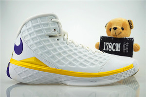 【178cm 体育】zoom kobe iii 科比zk3 mvp 白黄 318695-151