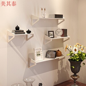 托板墙上置物架免打孔小型复古客厅省空间挂墙式加厚墙体艺术产品