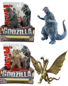 bandai godzilla万代60周年版凯撒大帝 基多拉 哥斯拉6寸公仔玩具