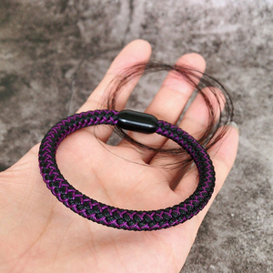 头发自己编手链