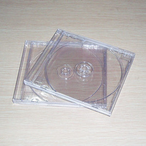 透明 80g/90克标准单片装 CD盒 DVD光盘盒 正方形碟片厚盒